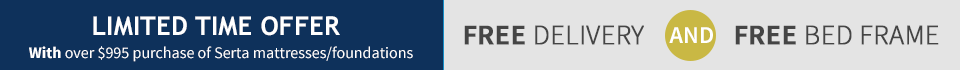Limited Time Offer w/ Over $995 purchase of Circadian mattresses/foundations