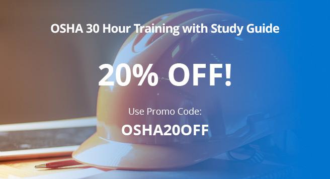 OSHA 30 Hour Construction Training With Free Study Guide