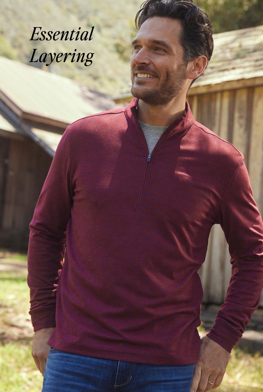 Quarter Zip Pullover Sweaters | johnnie-O